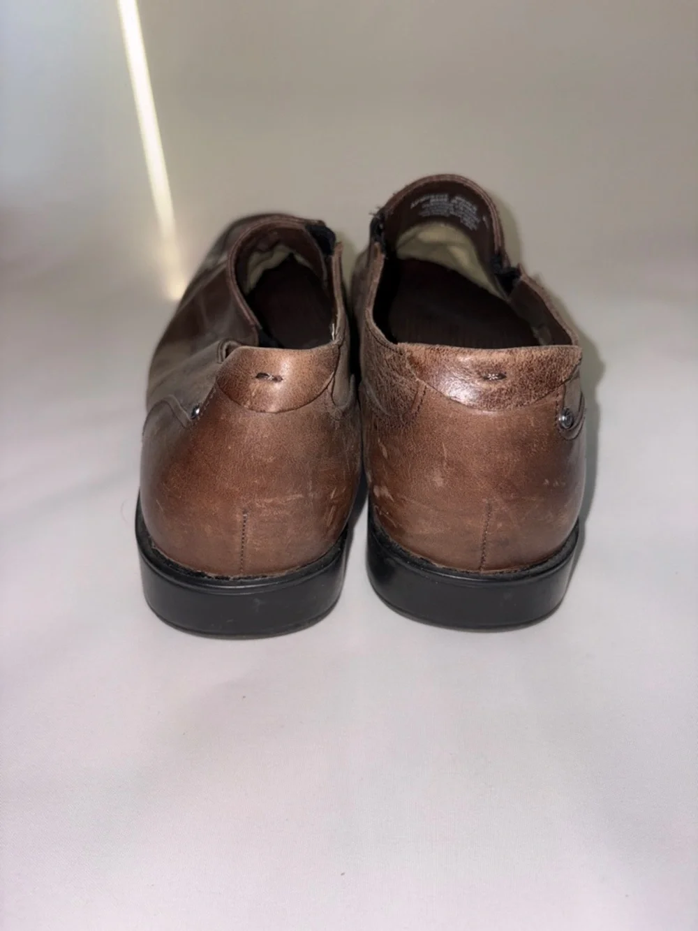 Rockport Brown Leather Slip-On Loafers for‎ Men Size 9.5 Wide